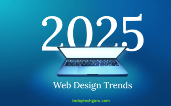 Futuristic web design trends in 2025